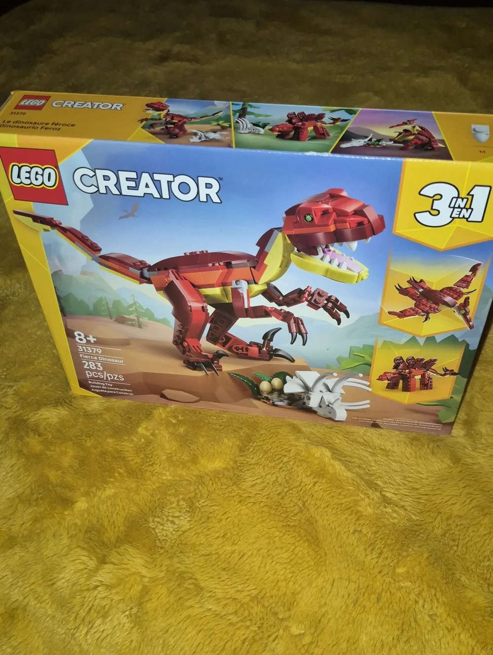 LEGO Creator Red and Yellow Dinosaur 3-in-1 Building Set